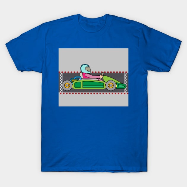 Go-Kart Racing Kart Race Kartor T-Shirt by flofin